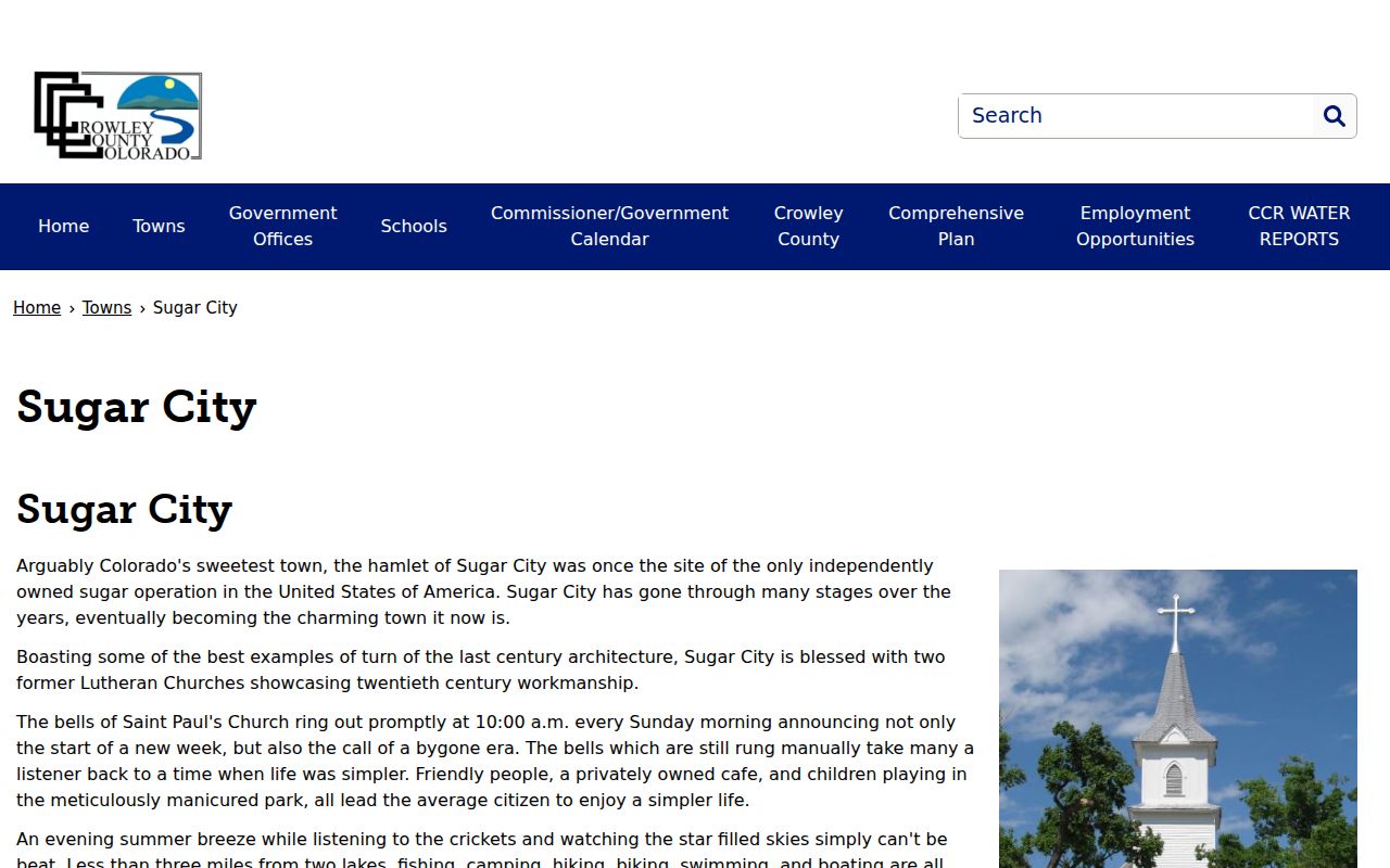 Official Sugar City local government route for municipal arrest warrant questions